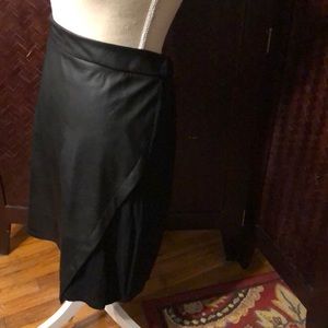 Universal Standard faux leather skirt, XS, size 12